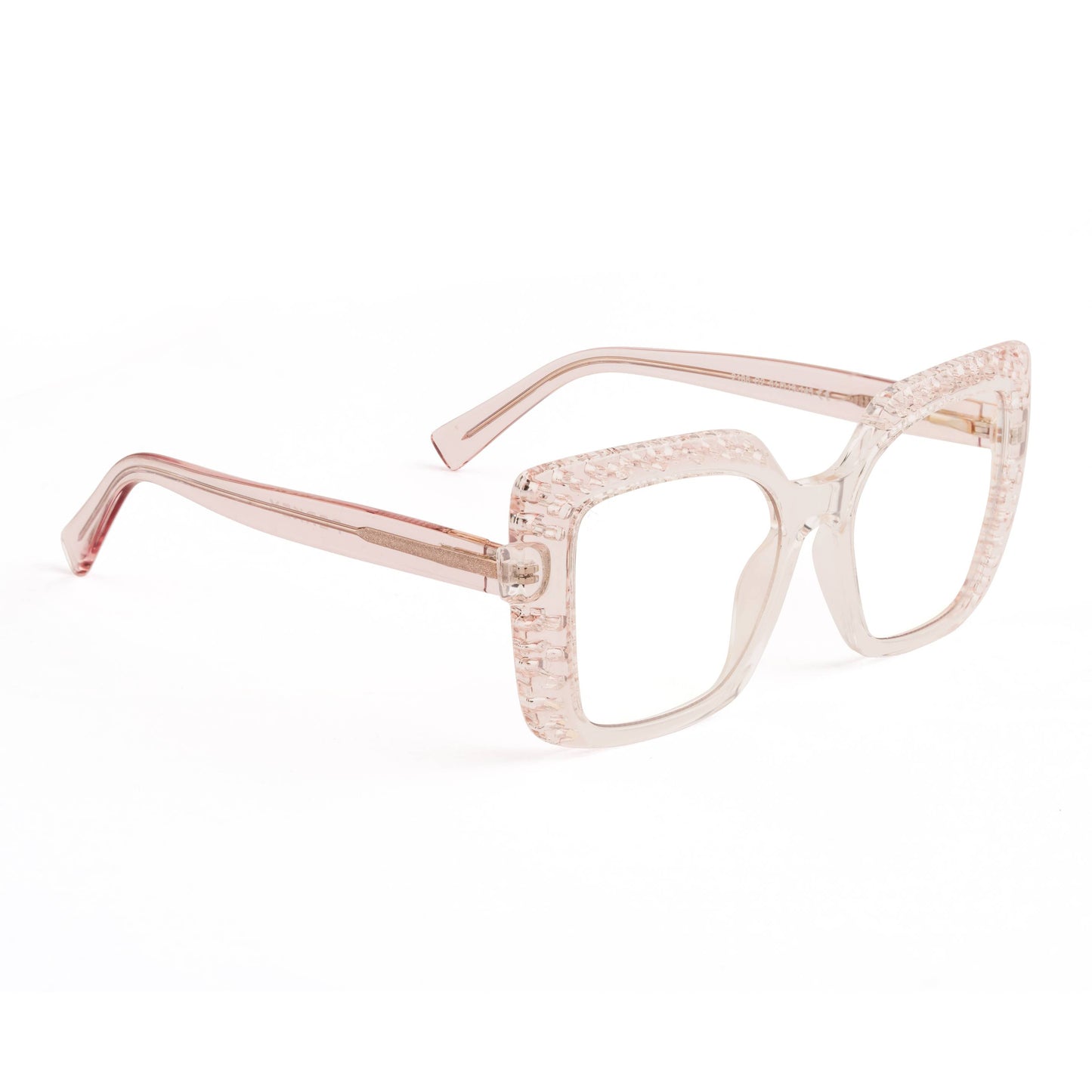 PERKEY Square Full Rim Anti Glare Specs for Women - OPTL0020-C4