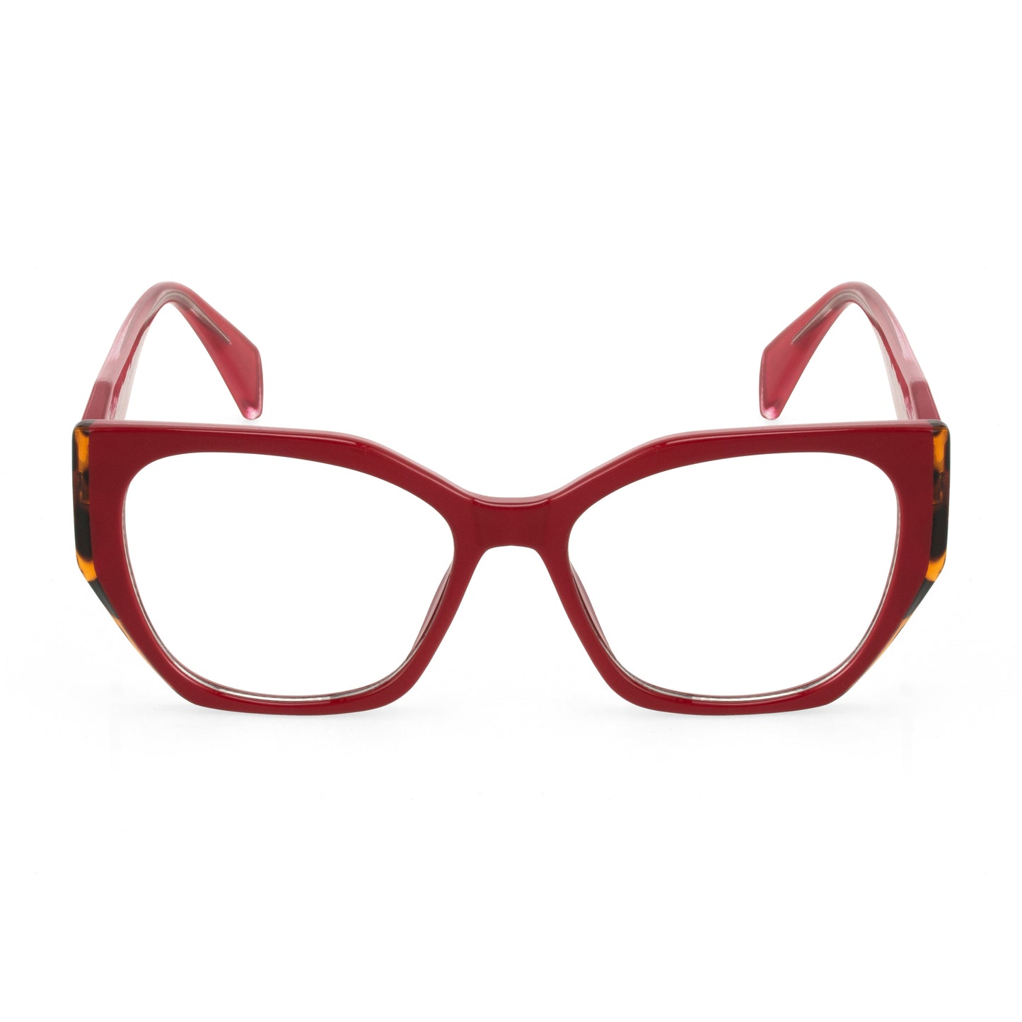 PERKEY Full Rim Cat Eye-Oversized Blue Light Blocking glasses Spectacles Frames Men Women - OPTL0012-C3