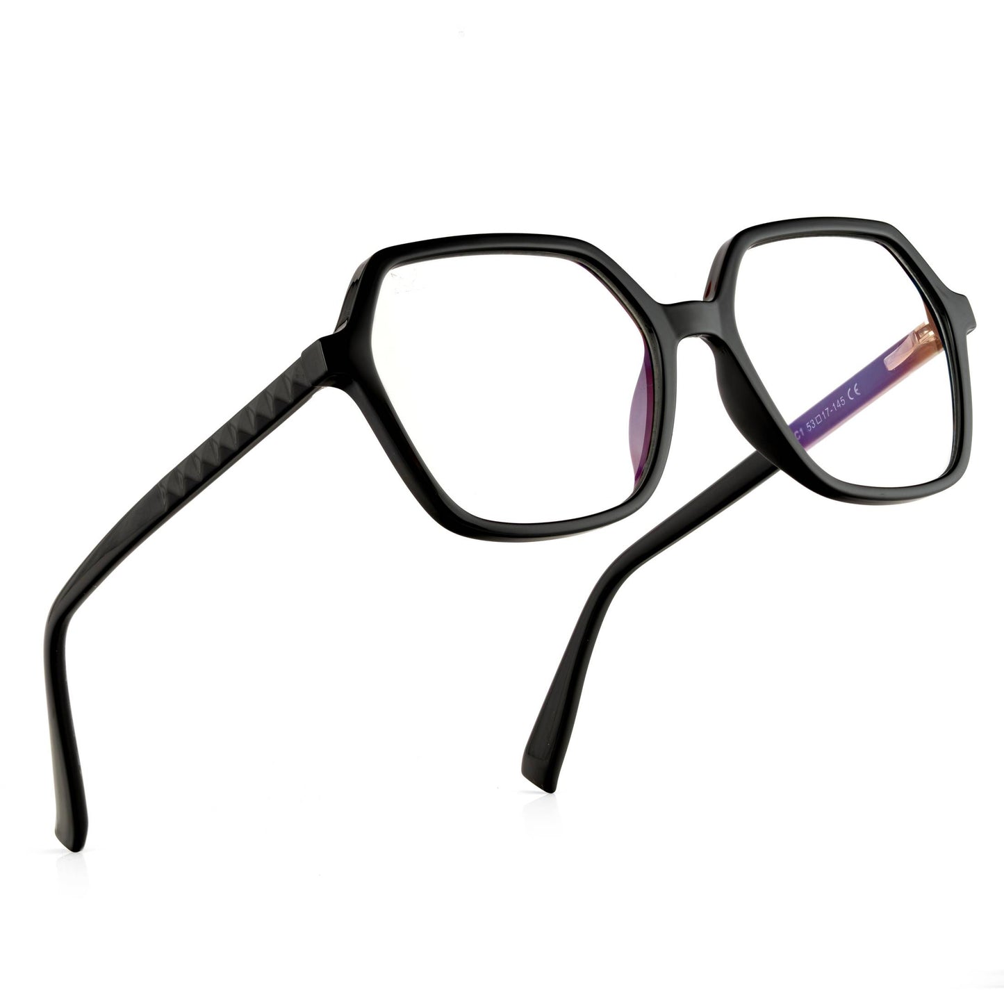 PERKEY Square Full Rim Computer Glasses for Women - OPTL0019-C1