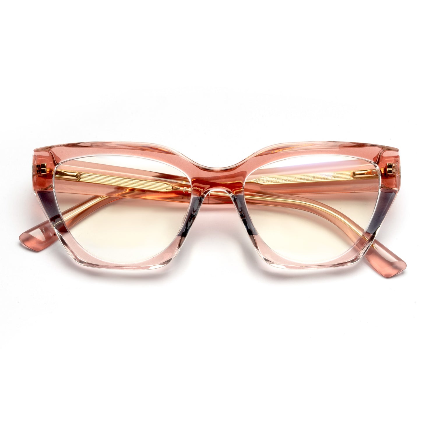 PERKEY Full Rim Cat Eye Blue Light Cut & Antiglare Computer Eyeglasses For Women | Bold Style | - OPTL0017-C2