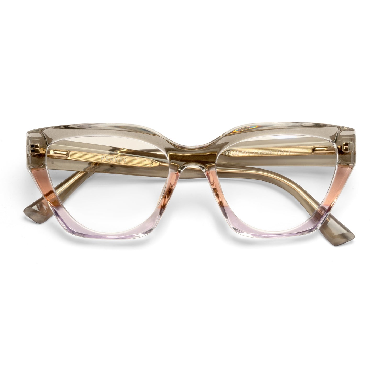 PERKEY Full Rim Cat Eye Blue Light Cut & Antiglare Computer Eyeglasses For Women | Bold Style | - OPTL0017-C1