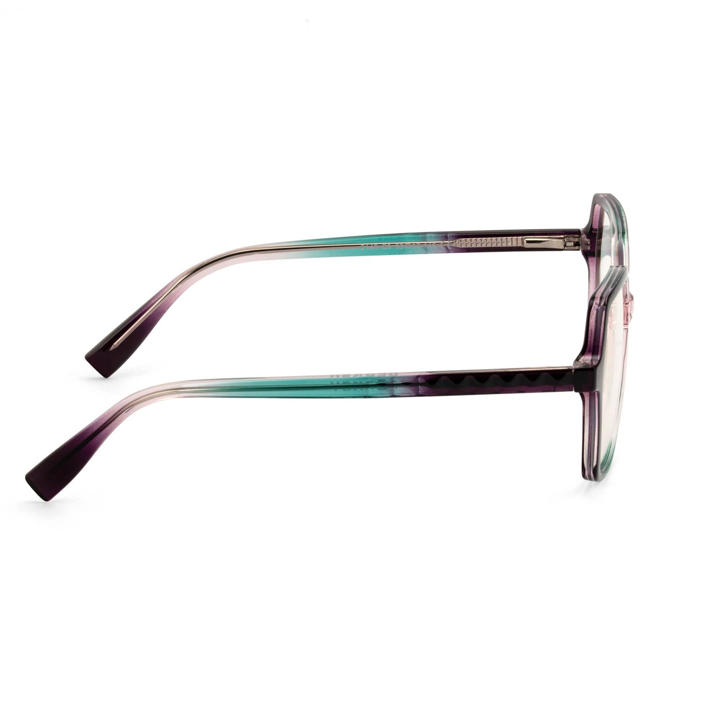 PERKEY Square Full Rim Blue Cut Light Glasses for Women - OPTL0019-C2
