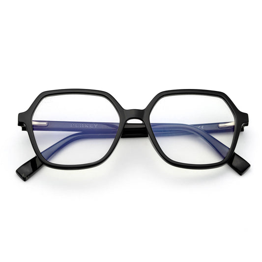 PERKEY Square Full Rim Computer Glasses for Women - OPTL0019-C1