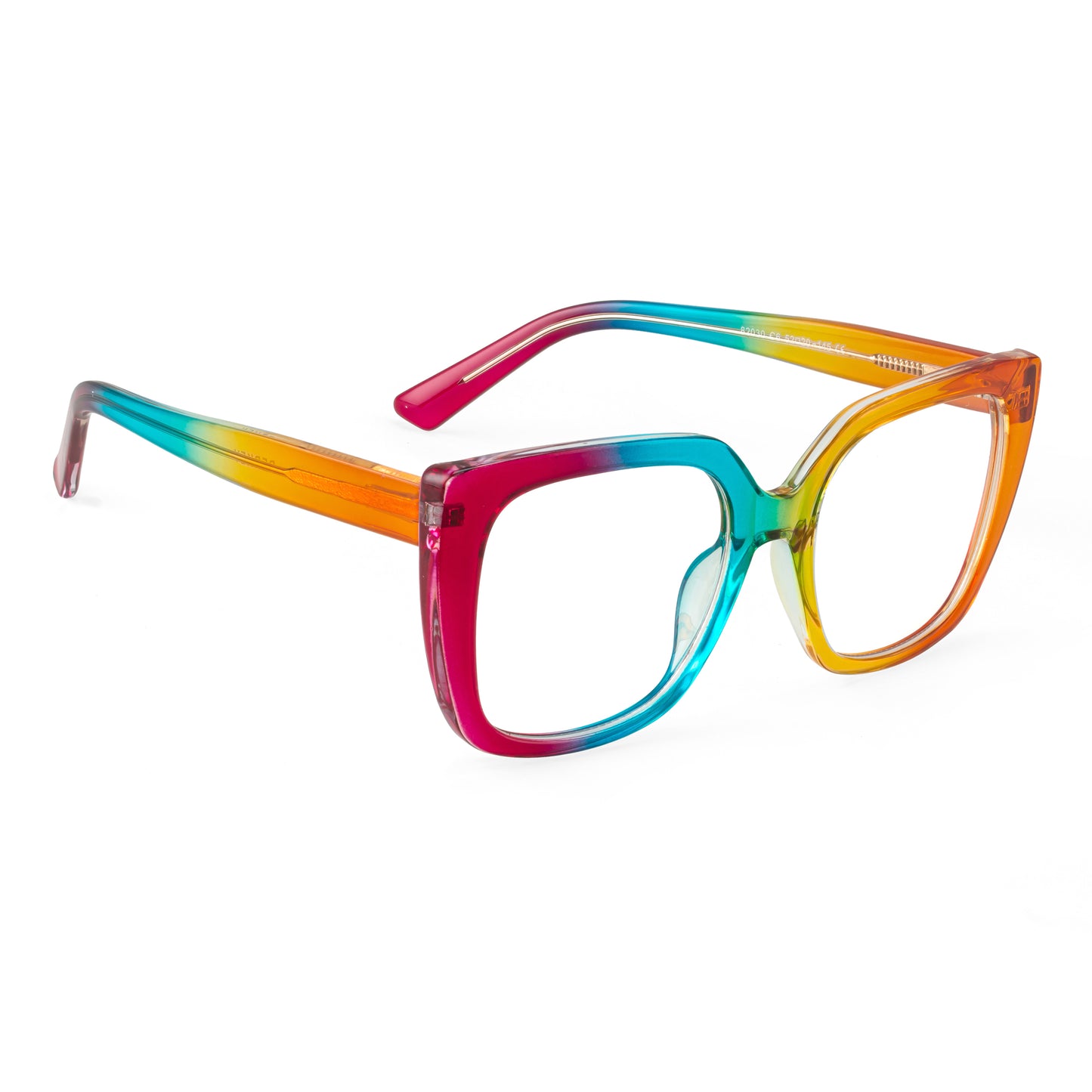 PERKEY Full Rim Square-Oversized Blue Light Blocking glasses Spectacles Frames Men Women - OPTL002-C3