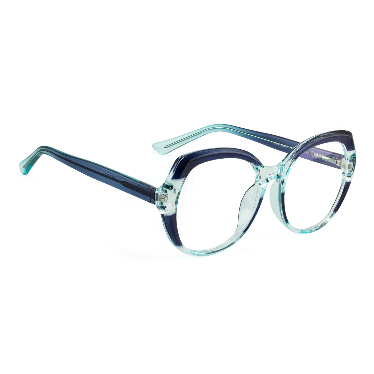 PERKEY Full Rim Oval Blue Light Blocking glasses Spectacles Frames Women - OPTL004-C3