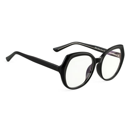 PERKEY Full Rim Oval Computer Glasses For Eye Protection Spectacles Frames Women - OPTL004-C1