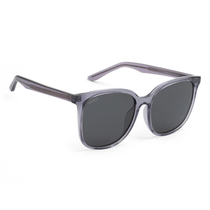 PERKEY Square Blue UV Protected Polarized Cooling Shades Men Women - PRKY008-C4