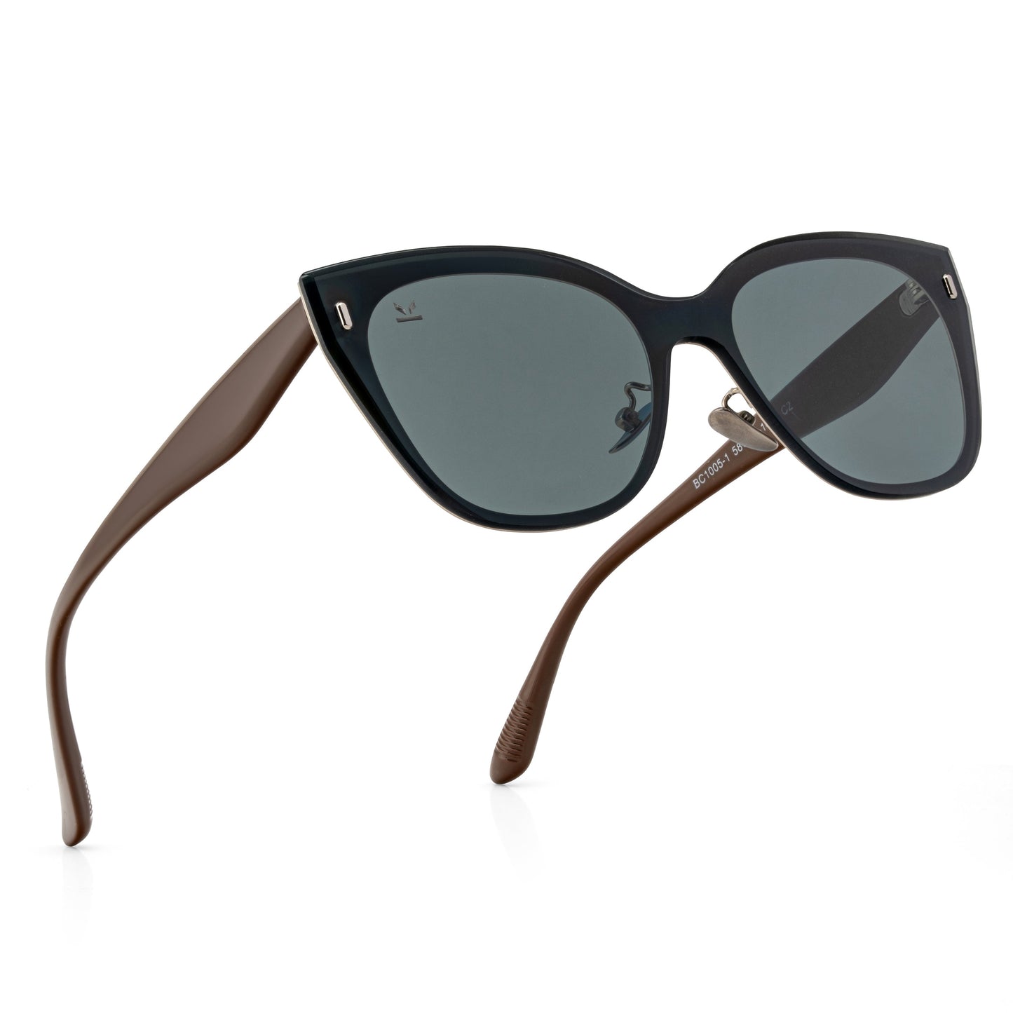 Perkey Cat Eye Square Polarized UV Protection Sunglasses For Men & Women Stylish –  PRKY0021-C1