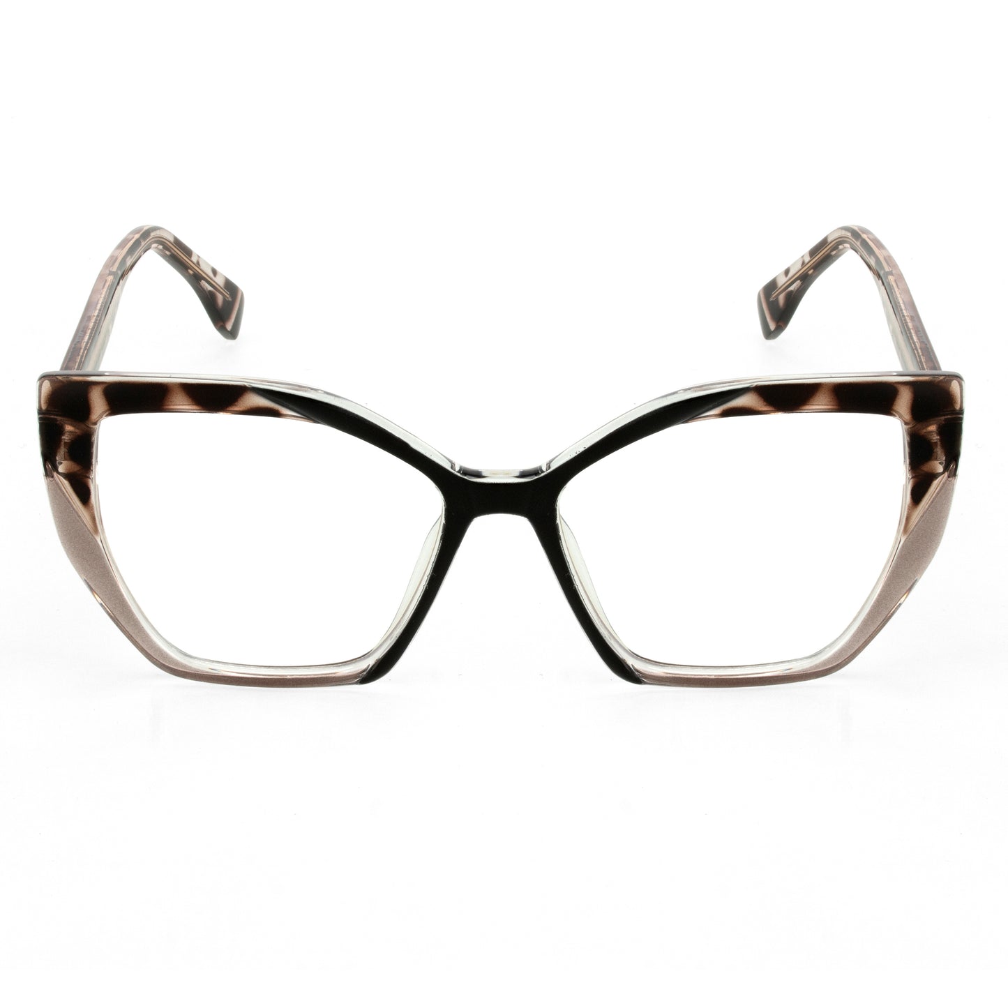 PERKEY Full Rim Square-Cat Eye Transparent Computer Blue Cut Spectacles Frames Women - OPTL0011-C2