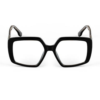 PERKEY Full Rim Square-Oversized Computer Glasses For Eye Protection Spectacles Frames Men Women - OPTL007-C1