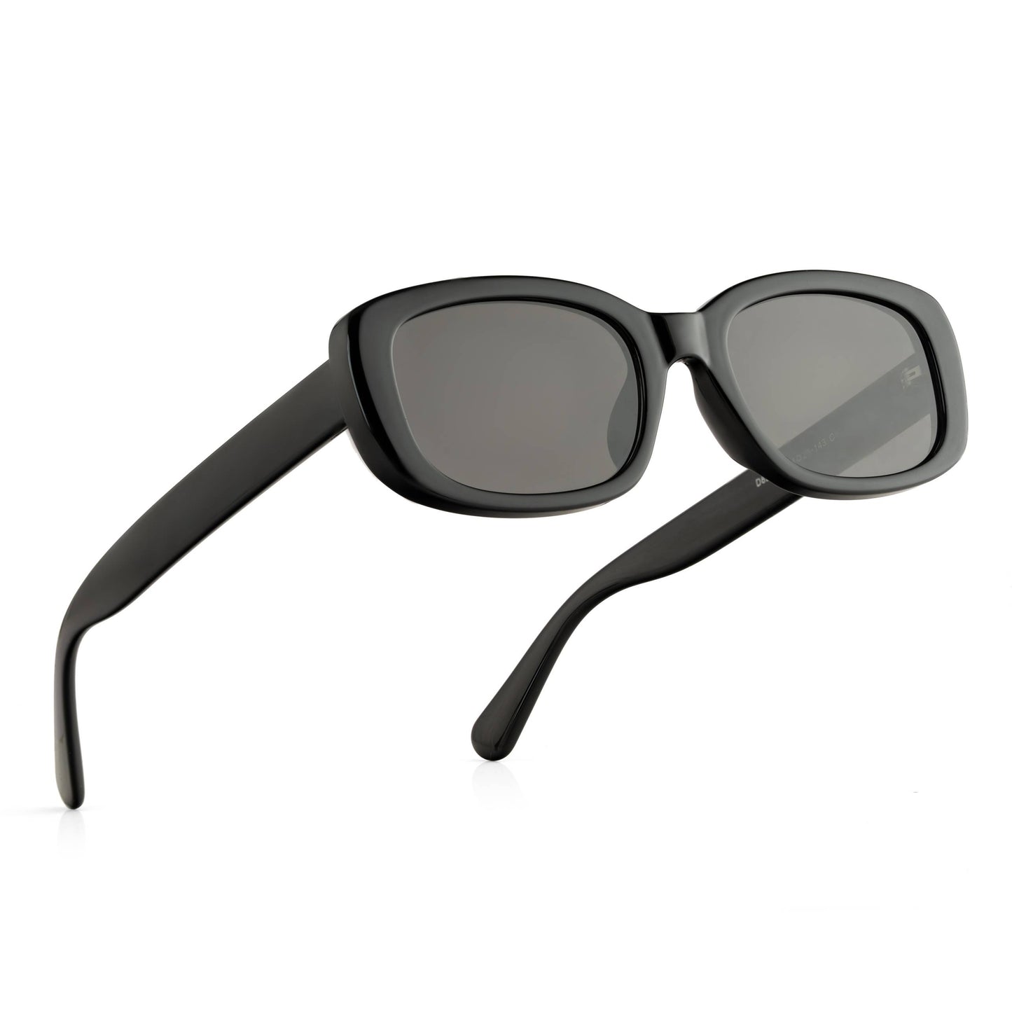 PERKEY 100% UV Protected Rectangle Sunglasses For Men and Women - PRKY0019-C1