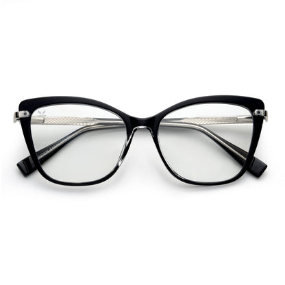 Perkey Square Cat Eye Protection Computer Glasses For Women – OPTL0027-C1