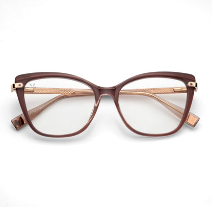 Perkey Square Cat Eye Protection Anti Glare Computer Glasses For Women – OPTL0027-C3