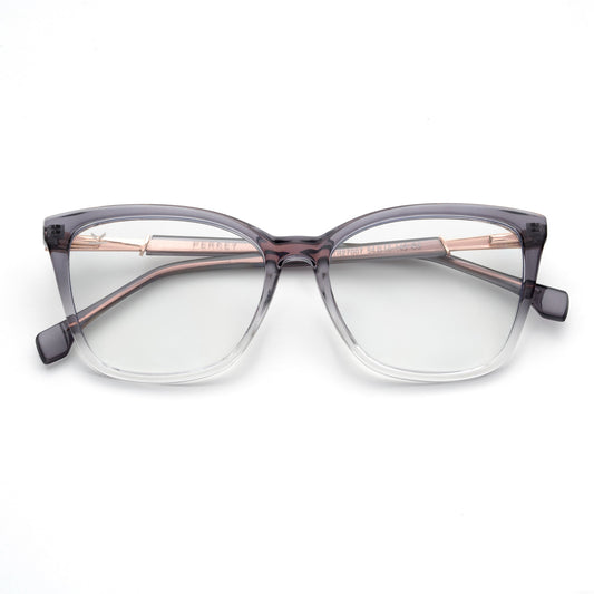 Perkey Square Cat Eye Anti Glare Spectacles Frames For Women – OPTL0028-C2