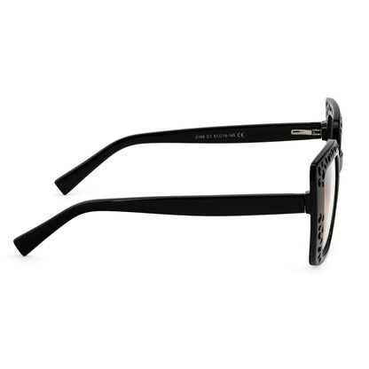 PERKEY Square Full Rim Computer Glasses for Women - OPTL0020-C1