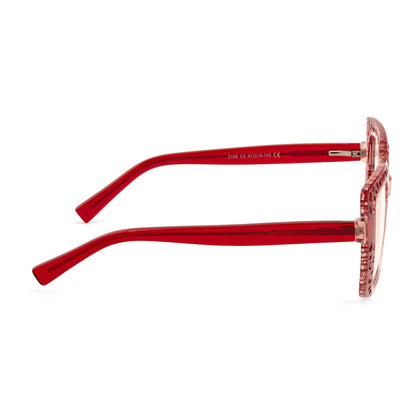 PERKEY Square Full Rim Computer Glasses for Women - OPTL0020-C3
