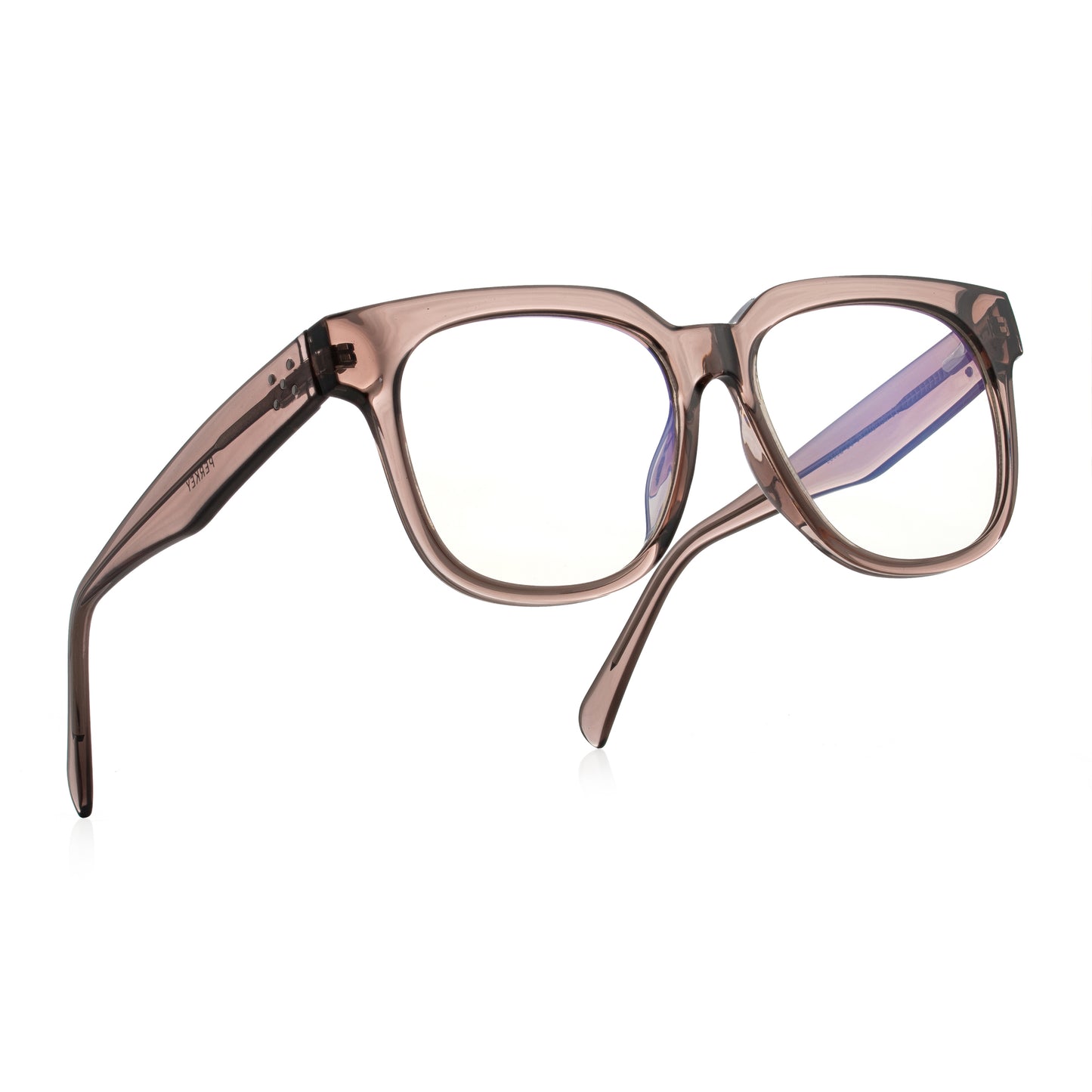 PERKEY Full Rim Square-Oversized Blue Light Blocking glasses Spectacles Frames Men Women - OPTL003-C3