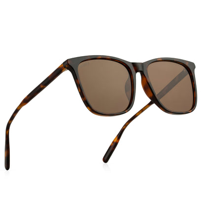PERKEY Square-Oversized Brown UV Protected Polarized Unisex Sunglasses  - PRKY007-C2