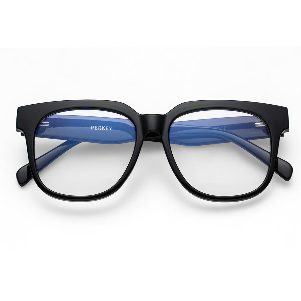 PERKEY Full Rim Square-Oversized Spectacles Frames For Men Women - OPT ...