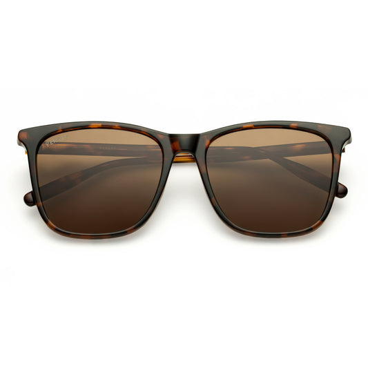 PERKEY Square-Oversized Brown UV Protected Polarized Unisex Sunglasses  - PRKY007-C2