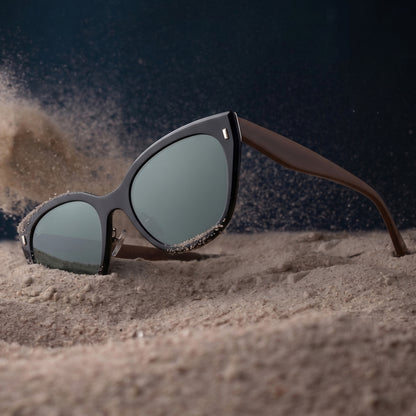 Perkey Cat Eye Square Polarized UV Protection Sunglasses For Men & Women Stylish –  PRKY0021-C1