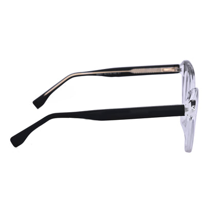 PERKEY Cat Eye Black White Fusion Computer Glasses For Women - OPTL0010-C4