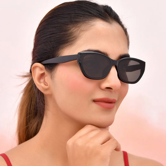 PERKEY 100% UV Protected Stylish Sunglasses For Women - PRKY0018-C1