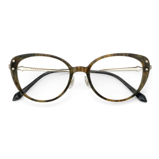PERKEY Full Rim Soft Cat Eye Tortoise Print Eyeglass Frame For Women - OPTL0026-C3