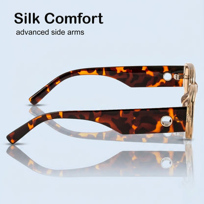 PERKEY Rectangle Biege UV Protected Polarized Sunglasses Men Women - PRKY006-C2