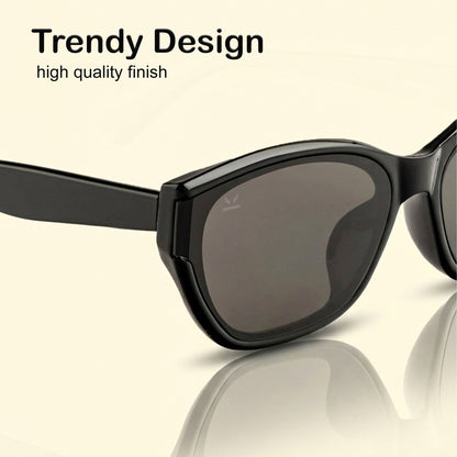 PERKEY 100% UV Protected Stylish Sunglasses For Women - PRKY0018-C1