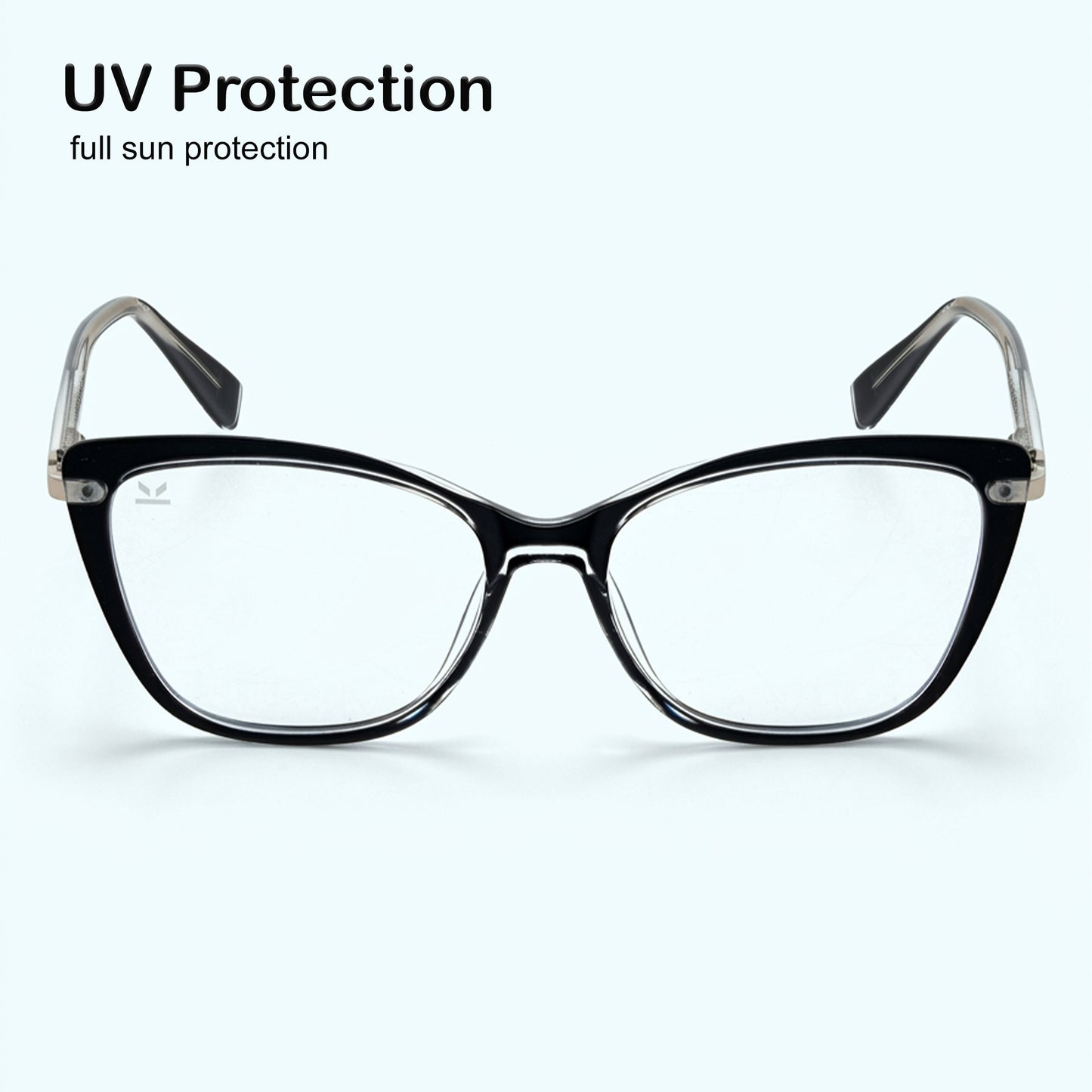 Perkey Square Cat Eye Protection Computer Glasses For Women – OPTL0027-C1