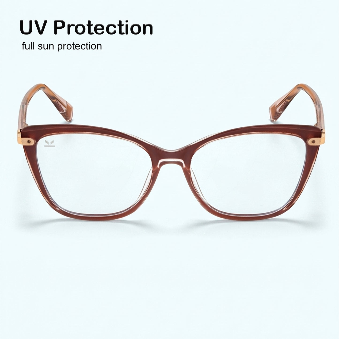 Perkey Square Cat Eye Protection Anti Glare Computer Glasses For Women – OPTL0027-C3