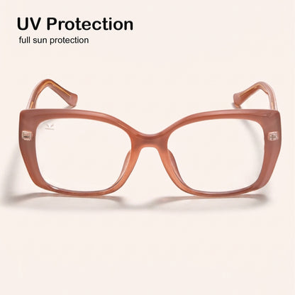 Perkey Square Eye Protection Anti Glare Computer Glasses For Women – OPTL0029-C1