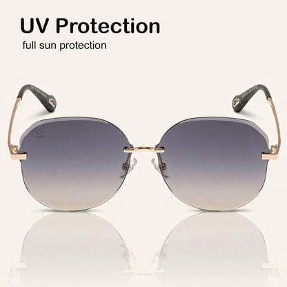 PERKEY UV Protected Branded Oversized Goggles For Women  - PRKY0015-C2