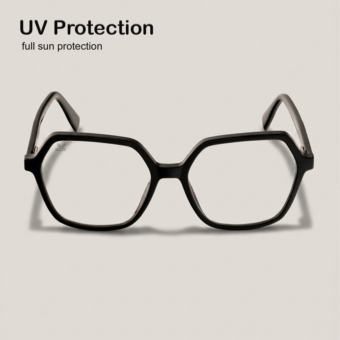 PERKEY Square Full Rim Computer Glasses for Women - OPTL0019-C1