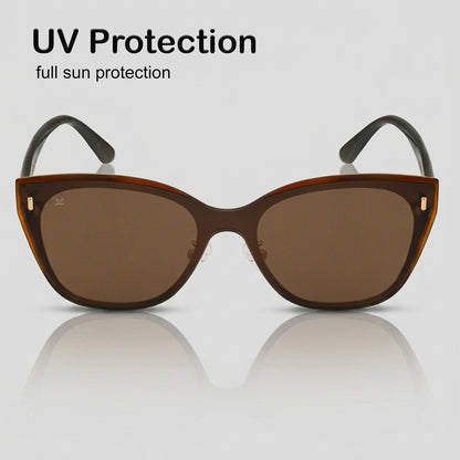 Perkey Cat Eye Square Polarized UV Protection Goggles For Men & Women Sunglasses – PRKY0021-C2