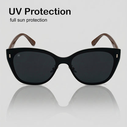 Perkey Cat Eye Square Polarized UV Protection Sunglasses For Men & Women Stylish –  PRKY0021-C1