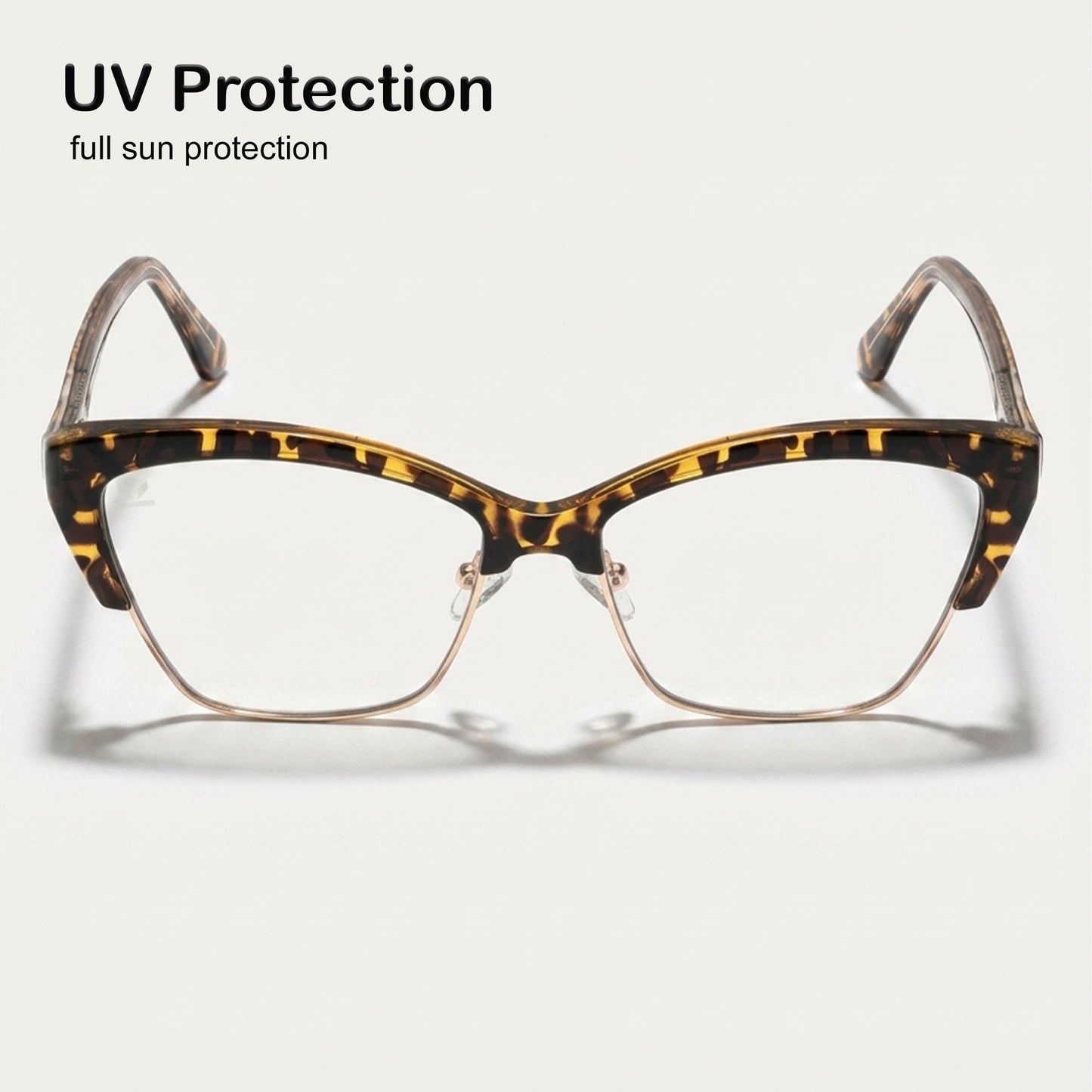 PERKEY Transparent Blue Light Spectacles Frame For Women - OPTL0015-C4