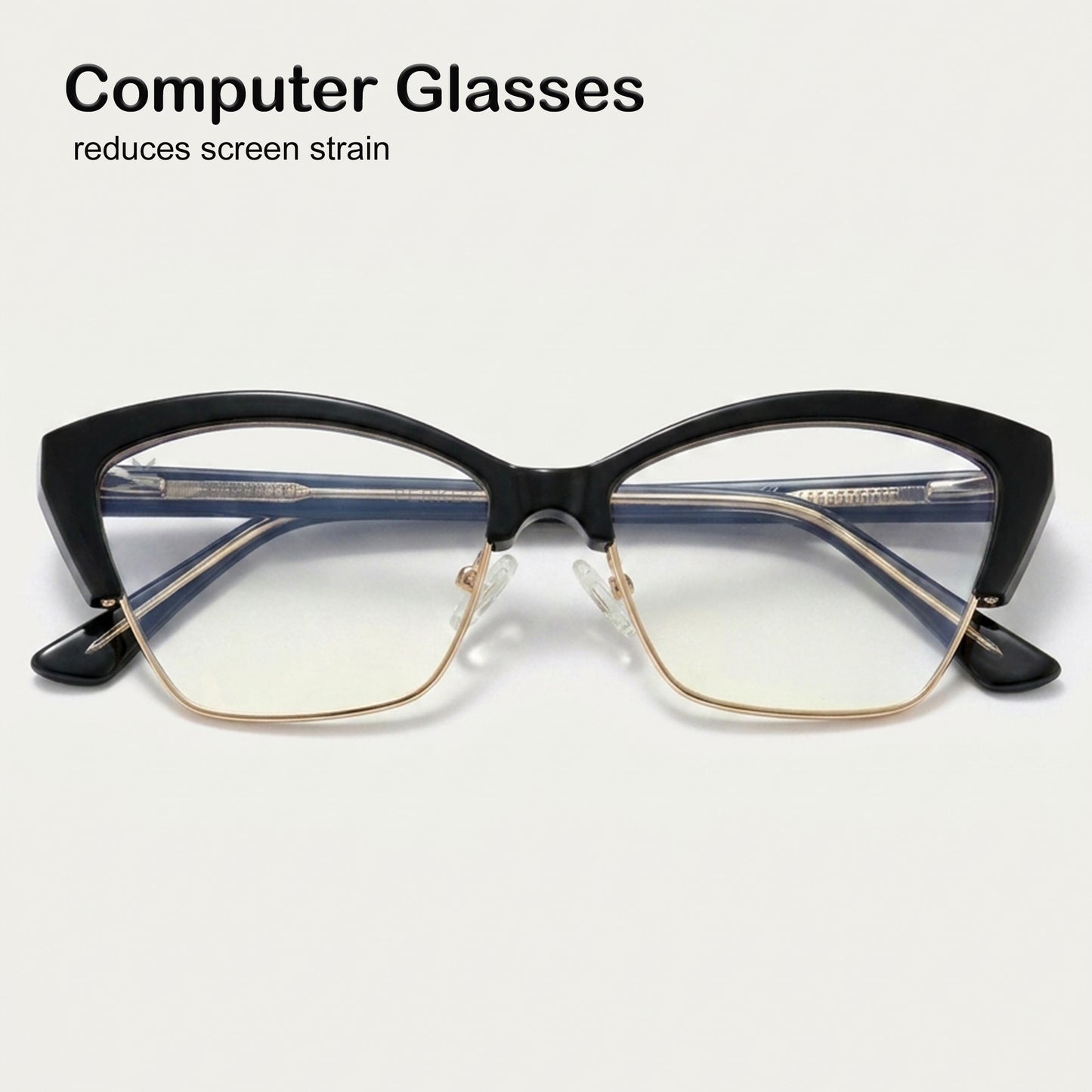 PERKEY Cat Eye Computer Glasses For Eye Protection - OPTL0015-C1