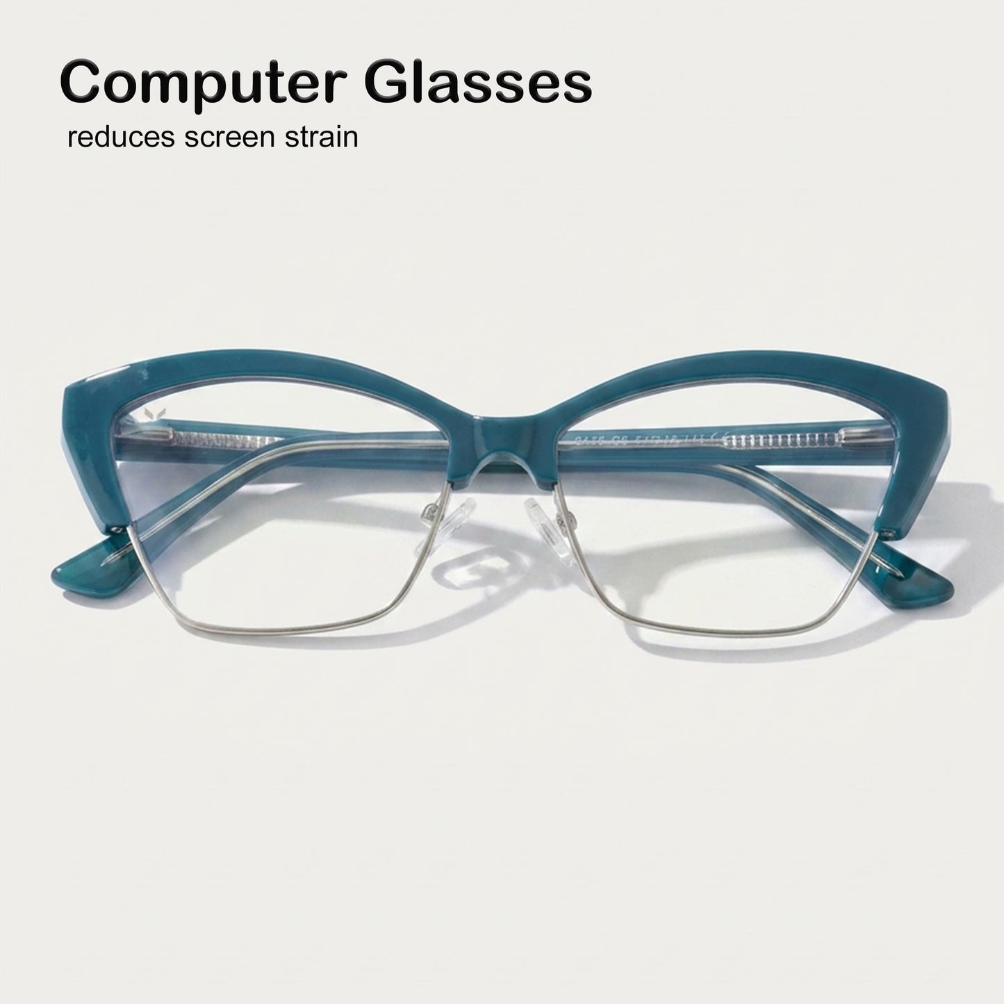 PERKEY Cat Eye Computer Glasses For Women - OPTL0015-C3