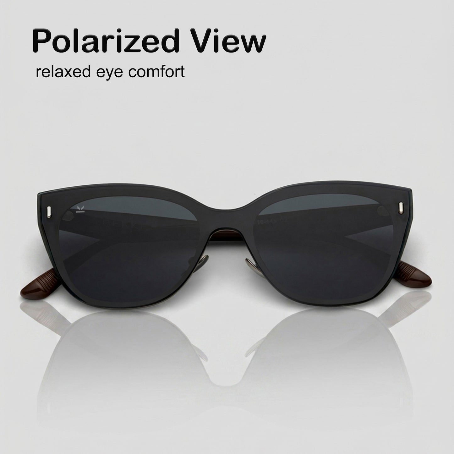 Perkey Cat Eye Square Polarized UV Protection Sunglasses For Men & Women Stylish –  PRKY0021-C1