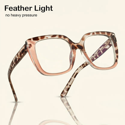 PERKEY Full Rim Square-Oversized  Blue Cut Spectacles Frames Men Women - OPTL002-C2
