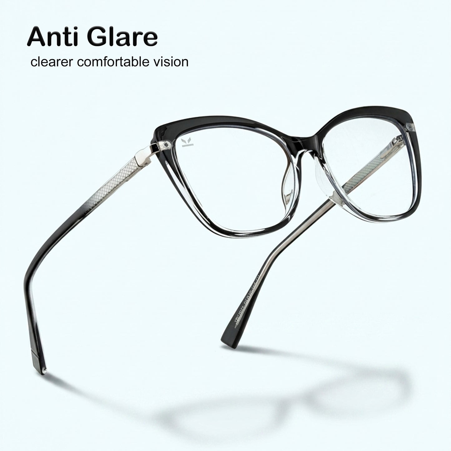 Perkey Square Cat Eye Protection Computer Glasses For Women – OPTL0027-C1