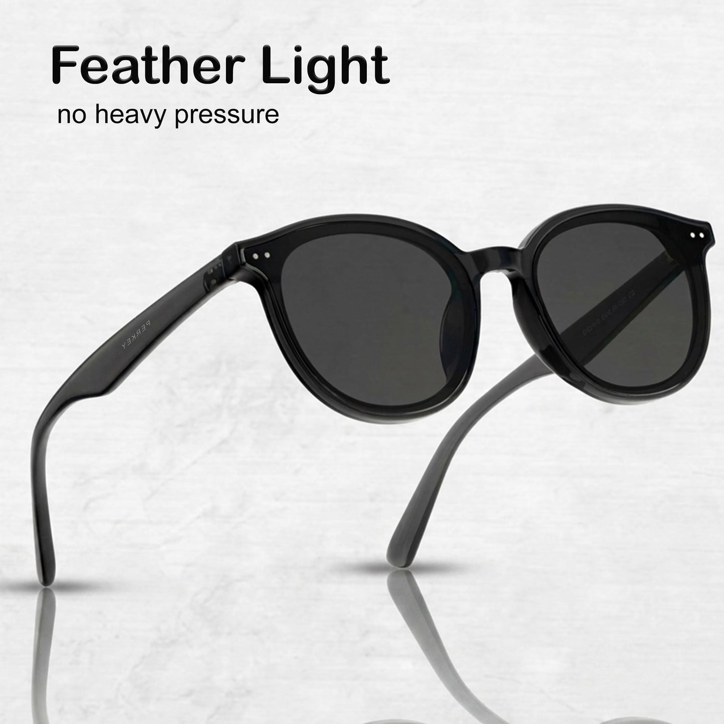 PERKEY UV Protected Modern Round For Men and Women - PRKY0016-C2