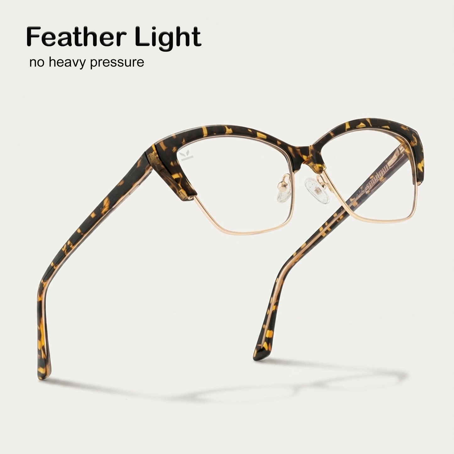 PERKEY Transparent Blue Light Spectacles Frame For Women - OPTL0015-C4