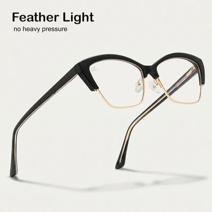 PERKEY Cat Eye Computer Glasses For Eye Protection - OPTL0015-C1
