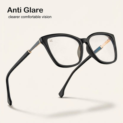 Perkey Square Cat Eye Protection Computer Glasses For Women – OPTL0028-C1