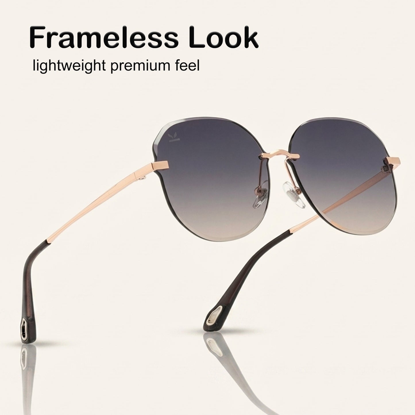 PERKEY UV Protected Branded Oversized Goggles For Women  - PRKY0015-C2