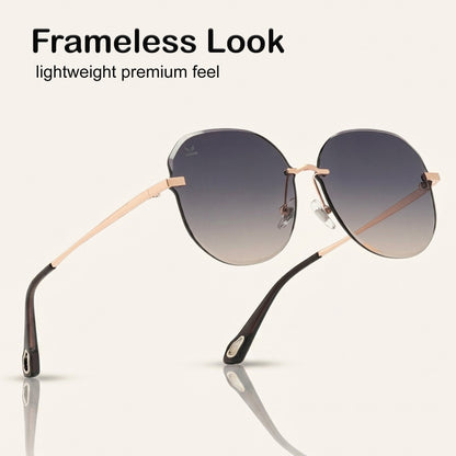 PERKEY UV Protected Branded Oversized Goggles For Women  - PRKY0015-C2