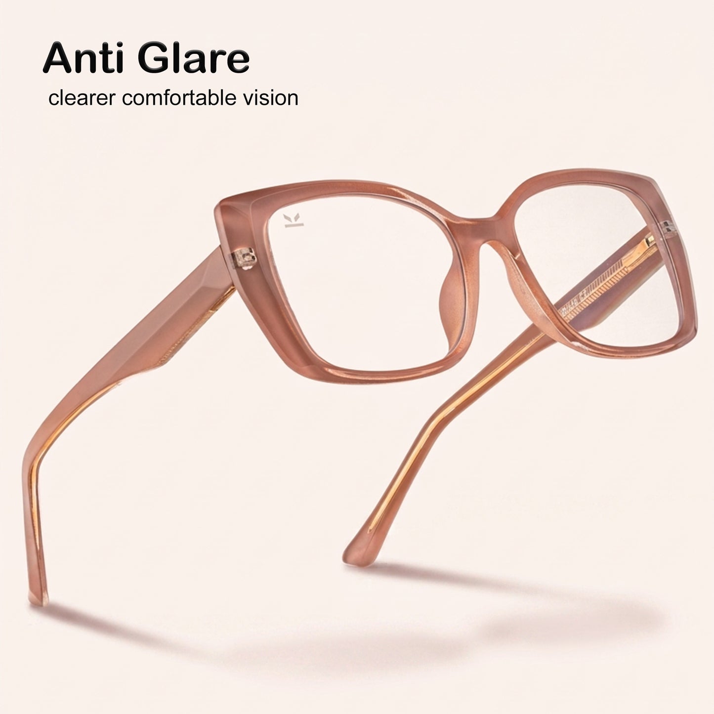 Perkey Square Eye Protection Anti Glare Computer Glasses For Women – OPTL0029-C1